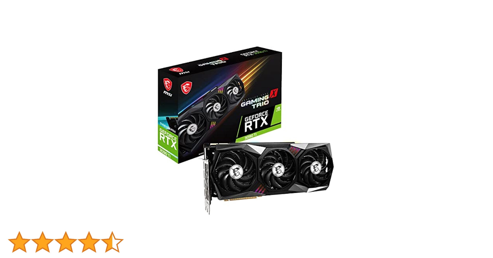 グラフィックボード・グラボ・ビデオカード MSI GeForce RTX 3090 Gaming X Trio MSI GeForce RTX 3090 GAMING X TRIO 24G